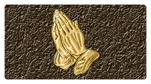 529 DSC700 516 BZ GL Praying Hands Bronze Gold